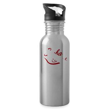 SIGN Plongée / Tauchen / busseig / Mergulho / Plongée - Gourde avec paille intégrée - argent clair - Droite