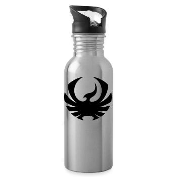 Phoenix - Water bottle with straw - silver - Right