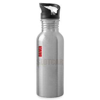 Slotcar 1:24 Carrera Modellsport Geschenk - Trinkflasche mit integriertem Trinkhalm - Lightsilver - Rechts