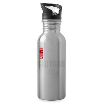 Slotcar 1:32 Carrera Modellsport Geschenk - Trinkflasche mit integriertem Trinkhalm - Lightsilver - Rechts