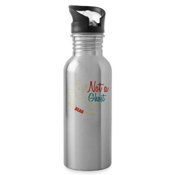 pas un fantôme - Gourde avec paille intégrée - argent clair - Droite