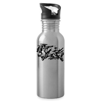 project1 - Trinkflasche mit integriertem Trinkhalm - Lightsilver - Rechts