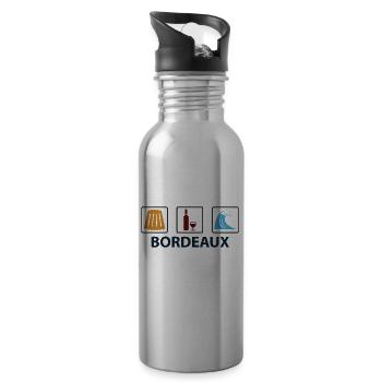 4E38A3C7 7F51 4AE2 8DB2 D392A13B913A - Trinkflasche mit integriertem Trinkhalm - Lightsilver - Rechts