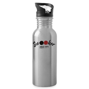 Snooker Since 1875 - Water bottle with straw - silver - Right