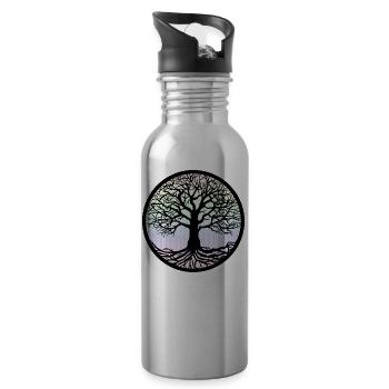 Tree of Life - Tree Of Life - Water bottle with straw - silver - Right
