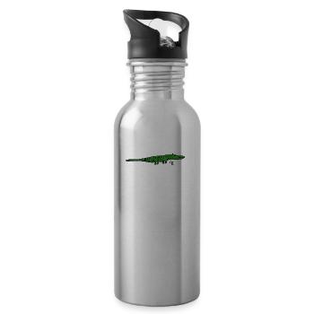 Baby Alligator - Trinkflasche mit integriertem Trinkhalm - Lightsilver - Rechts