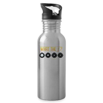 What the f? Photographer aperture - Water bottle with straw - silver - Right