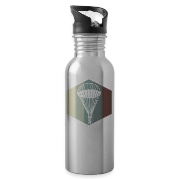 Parachute - Water bottle with straw - silver - Right
