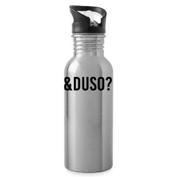 And you? - Water bottle with straw - silver - Right