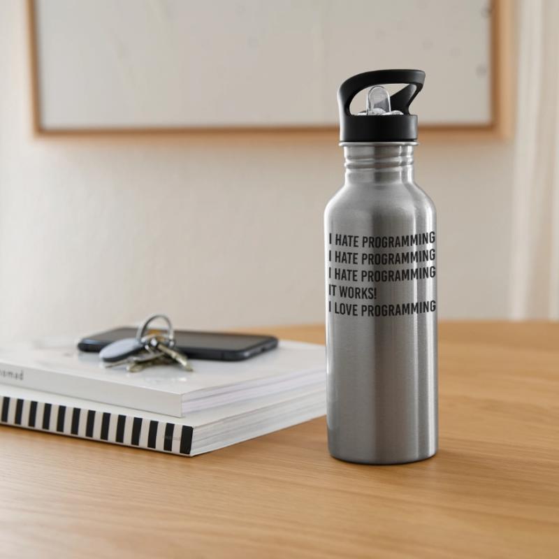 Je déteste la programmation, j'aime la programmation Gourde avec paille intégrée