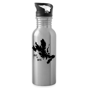 L’île de Skye, Western Isles, Hébrides, Écosse - Gourde avec paille intégrée - argent clair - Droite