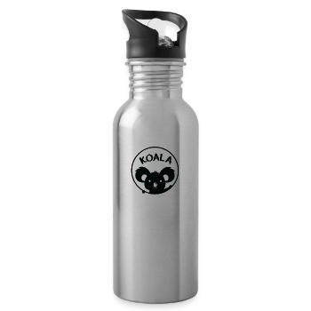 Koala bear - Water bottle with straw - silver - Right