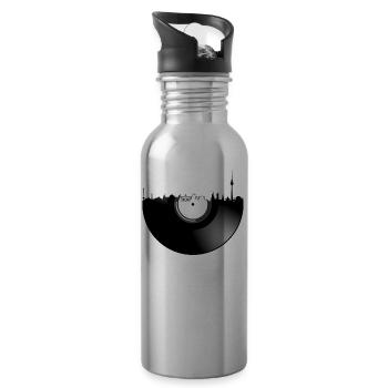 Berlin - Water bottle with straw - silver - Right