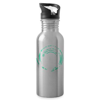 Drummers Drummers Drummers Drummers - Water bottle with straw - silver - Right