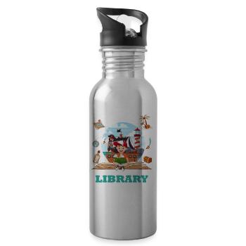 Travel The World Outfit World Travel Wanderlust Travel - Water bottle with straw - silver - Right