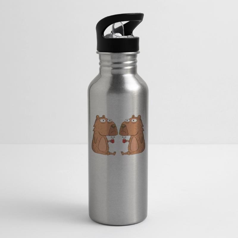Programmer Wombat Software Computer PC Water bottle with straw