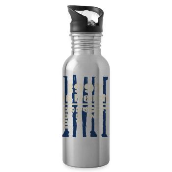Jahr 1997 auf Französisch - Trinkflasche mit integriertem Trinkhalm - Lightsilver - Rechts