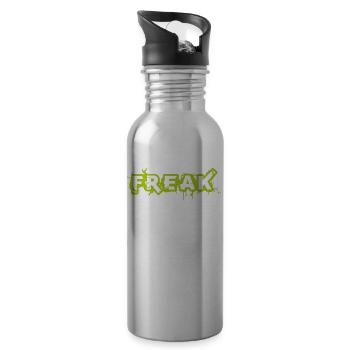 Freak Sorts Sorts Idée de cadeau - Gourde avec paille intégrée - argent clair - Droite