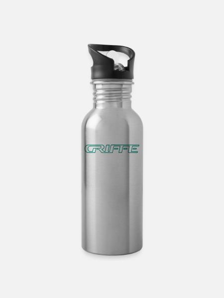griffe - Gourde avec paille intégrée - argent clair