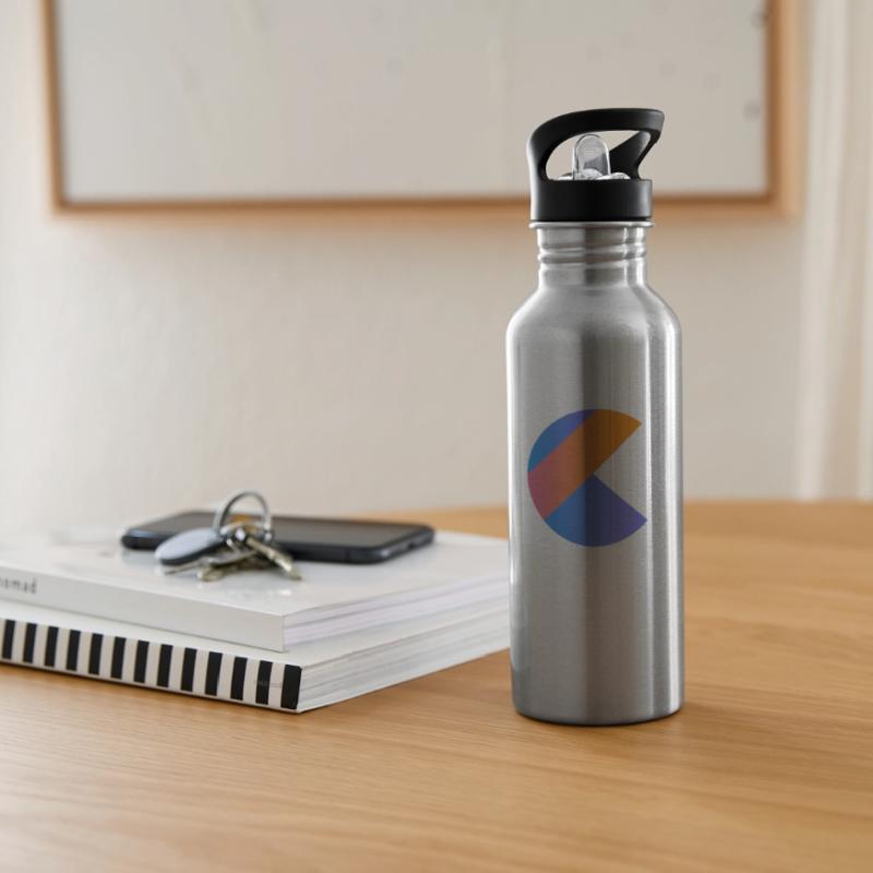 programmer software nerd pc computer hacker new lo Water bottle with straw