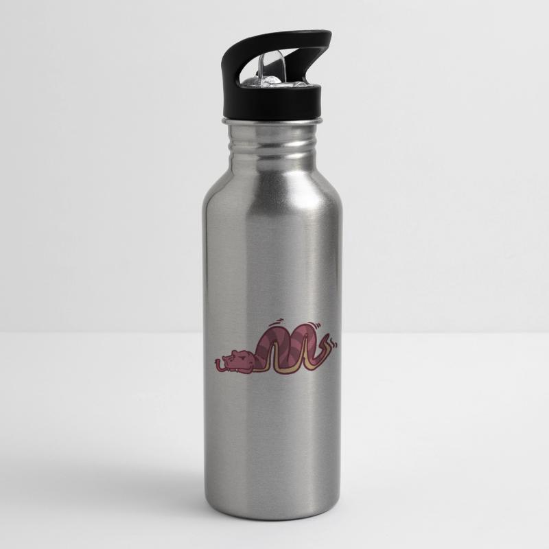 python Water bottle with straw