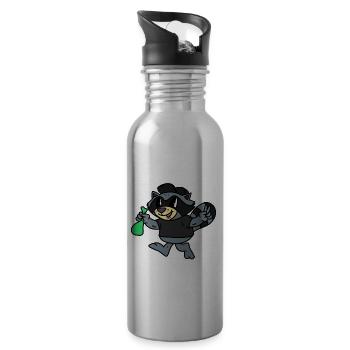 Robber Ape Robber Ape - Water bottle with straw - silver - Right