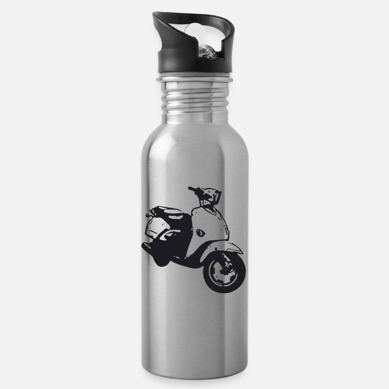 scooter - Gourde avec paille intégrée - argent clair
