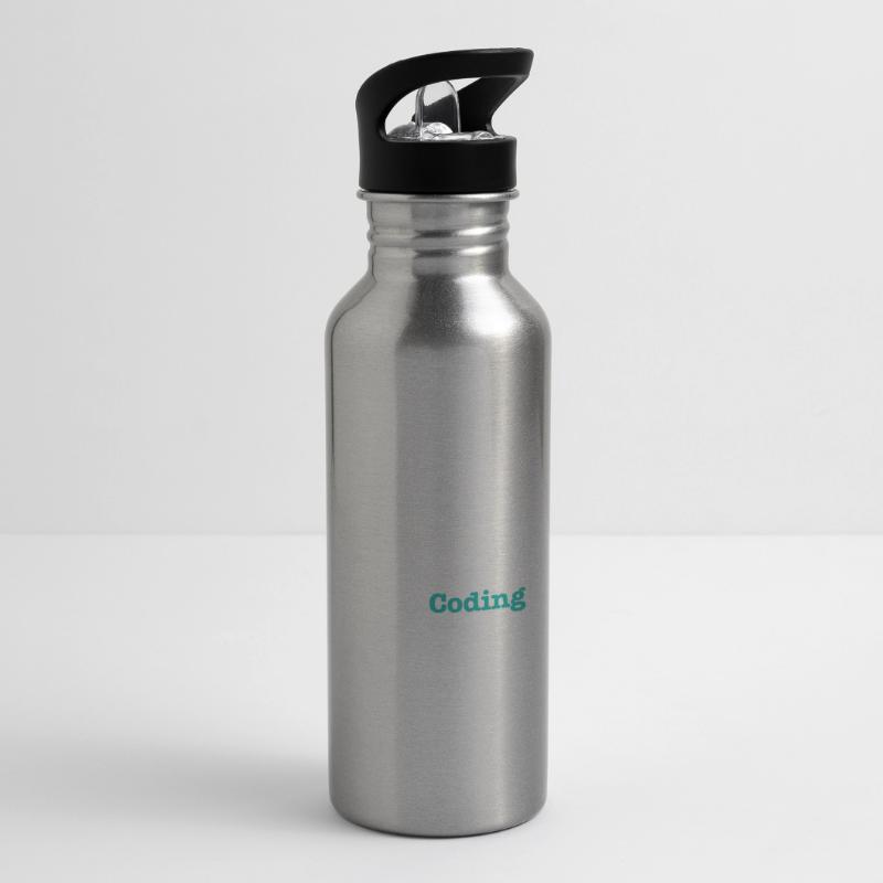 Id Rather Be Coding Comments - Computer Scientist Water bottle with straw