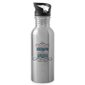 Rueda de Casino Cuba Dance - Trinkflasche mit integriertem Trinkhalm - Lightsilver - Rechts