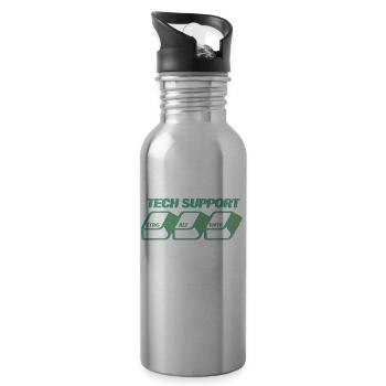 Strg Alt Entf - It-Support - Trinkflasche mit integriertem Trinkhalm - Lightsilver - Rechts