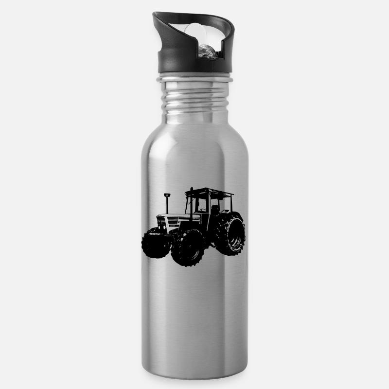 Deutz 13006 Special - Trinkflasche mit integriertem Trinkhalm - Lightsilver