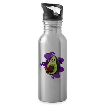 Astronaute ALIEN AVOCADO - Gourde avec paille intégrée - argent clair - Droite