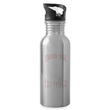 Tuning Auto Lustig Tuner - Trinkflasche mit integriertem Trinkhalm - Lightsilver - Rechts