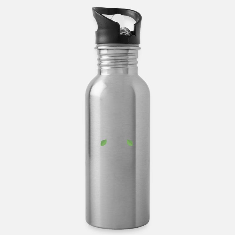 Heilpraktiker Naturheilkunde - Trinkflasche mit integriertem Trinkhalm - Lightsilver