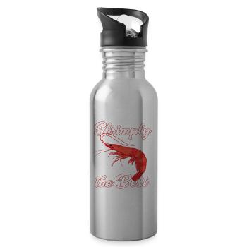Shrimp - Trinkflasche mit integriertem Trinkhalm - Lightsilver - Rechts