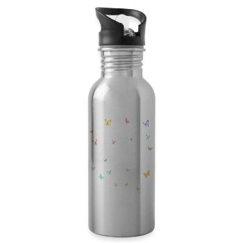 To quote Hamlet Act III, Scene III, Line 87 - NO - Trinkflasche mit integriertem Trinkhalm - Lightsilver - Rechts