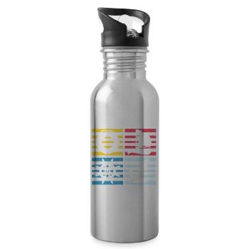 Sailing Sailboat Instant Sailor - Water bottle with straw - silver - Right