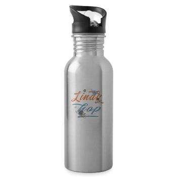 Lindy Hop Do The Hop Swing Tanz - Trinkflasche mit integriertem Trinkhalm - Lightsilver - Rechts