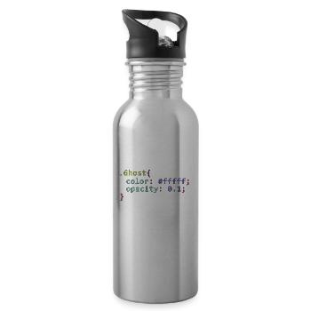 Geist im CSS Format Code für ein Gheis für - Trinkflasche mit integriertem Trinkhalm - Lightsilver - Rechts