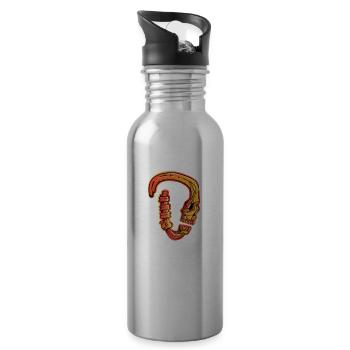 Tree Climber I Tree Care Chainsaw Motif pour - Gourde avec paille intégrée - argent clair - Droite
