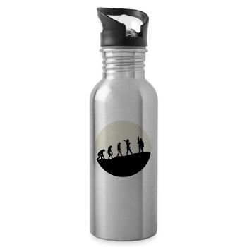 Operators Evolution Moon - Trinkflasche mit integriertem Trinkhalm - Lightsilver - Rechts
