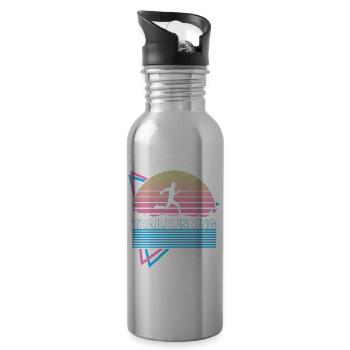 Trail Running Trail Runner Rétro - Gourde avec paille intégrée - argent clair - Droite