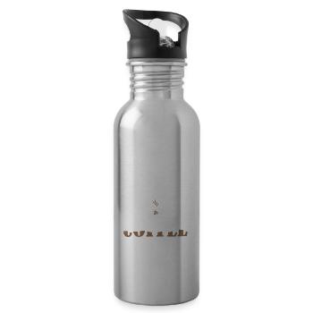 Instant Barber Just Add Coffee Hair Cutting Barbe - Trinkflasche mit integriertem Trinkhalm - Lightsilver - Rechts