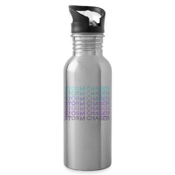 Sturmjäger Sturmjäger Retro - Water bottle with straw - silver - Right