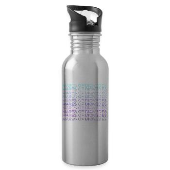 Stuten des Diomedes Griechische Mythologie Retro - Trinkflasche mit integriertem Trinkhalm - Lightsilver - Rechts