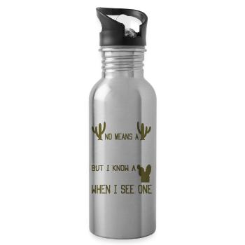 Horticulture Horticulturist Gardening Funny - Water bottle with straw - silver - Right