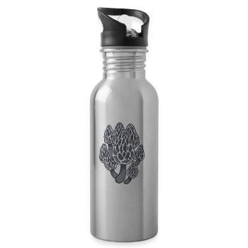 Mushroomer - Water bottle with straw - silver - Right