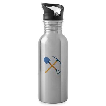 Gute Dinge Graben Archäologen-artefakt-archäologie - Trinkflasche mit integriertem Trinkhalm - Lightsilver - Rechts
