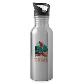 TrailRunning Trailrunner Dwarf Runner Athletes - Water bottle with straw - silver - Right
