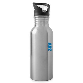 Arzgebirg mei Haamit - Trinkflasche mit integriertem Trinkhalm - Lightsilver - Rechts